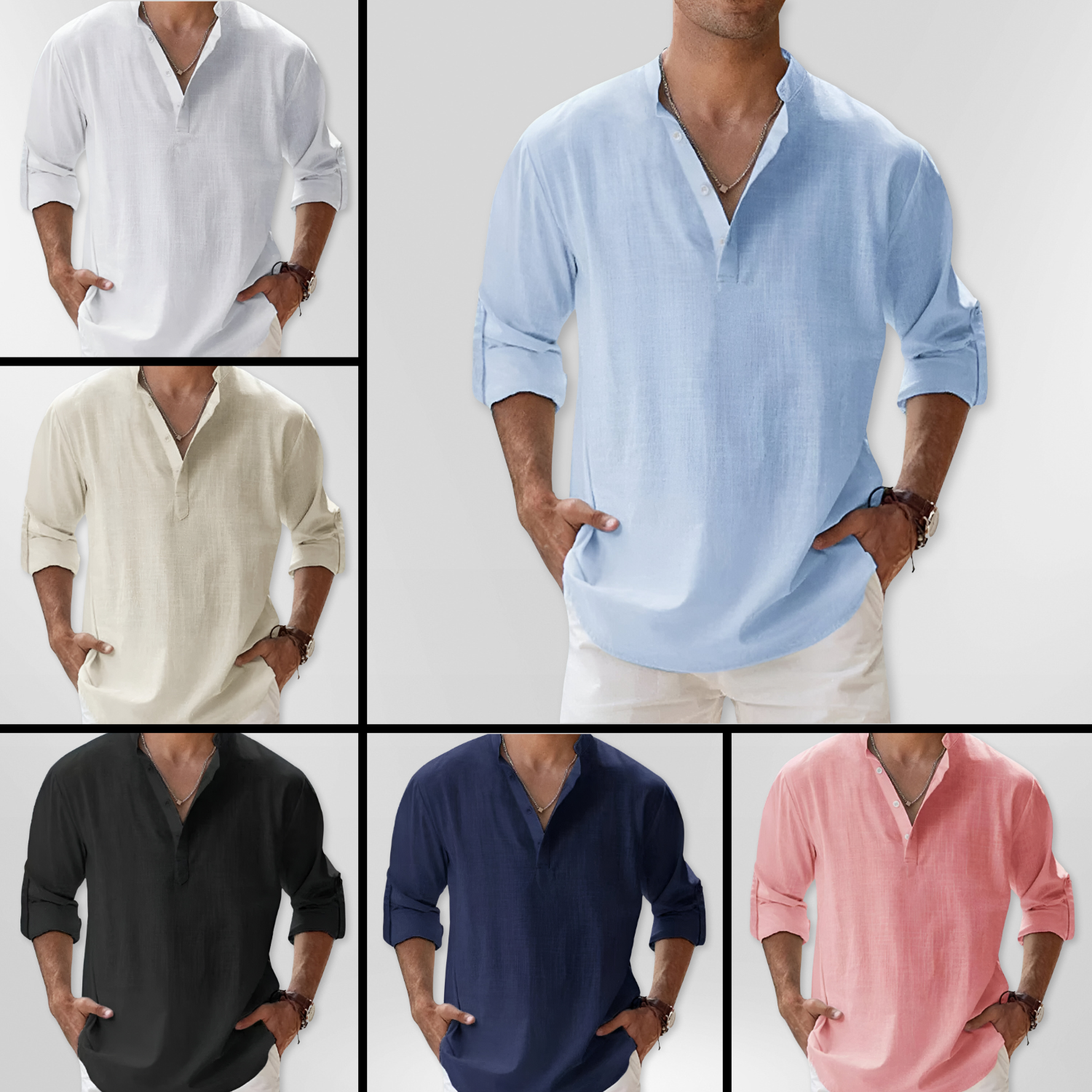 DOMENICO | CAMICIA LINO UOMO