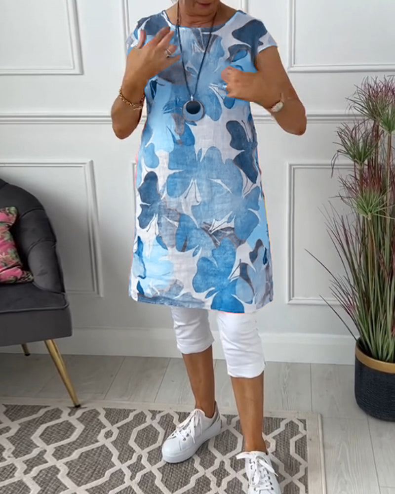 GIULIA | ABITO MIDI FLOREALE CASUAL