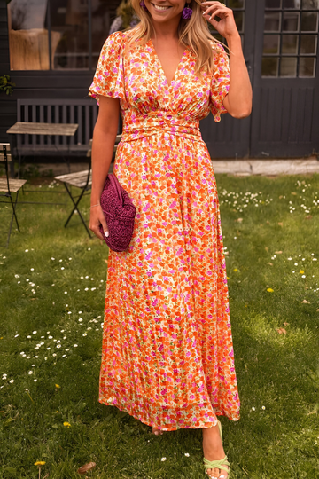 CHIARA | ABITO MAXI FLOREALE
