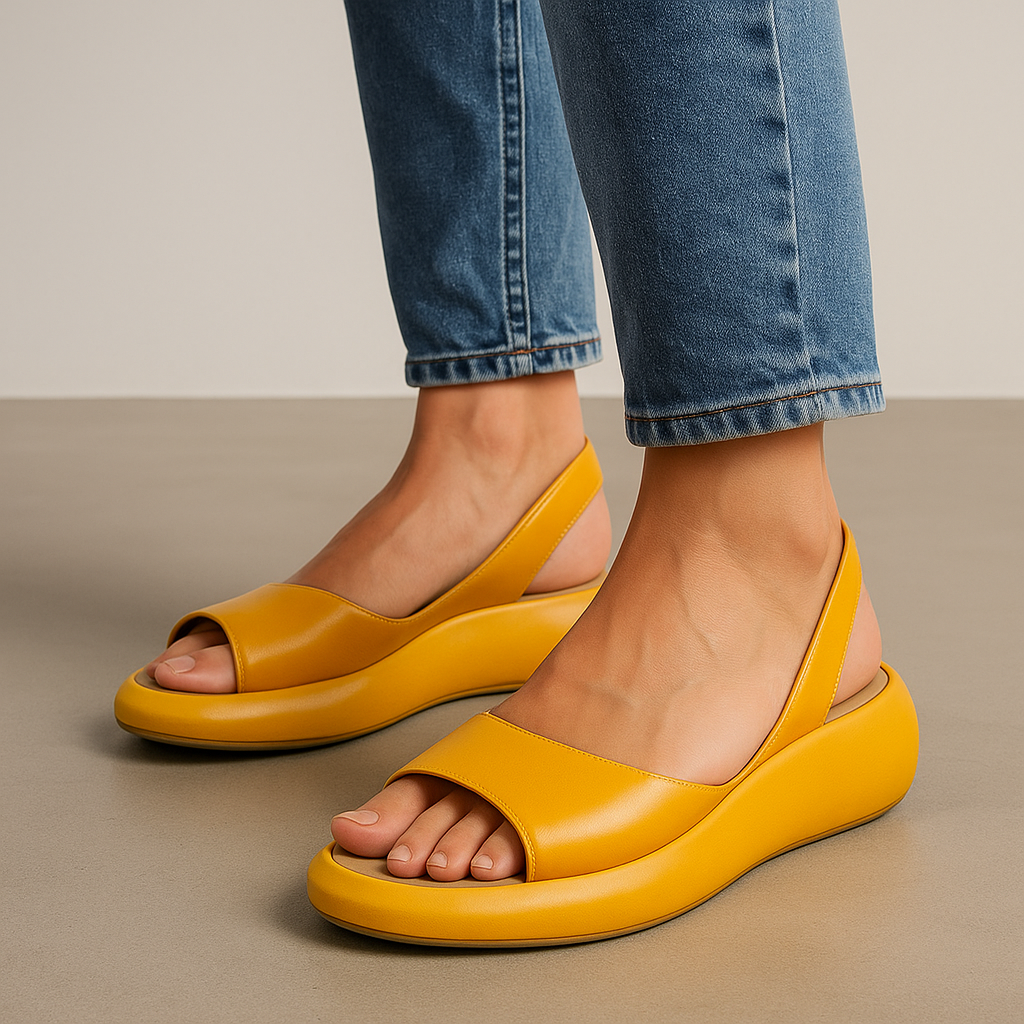 MARTA | SANDALI CON ZEPPA MINIMALISTI