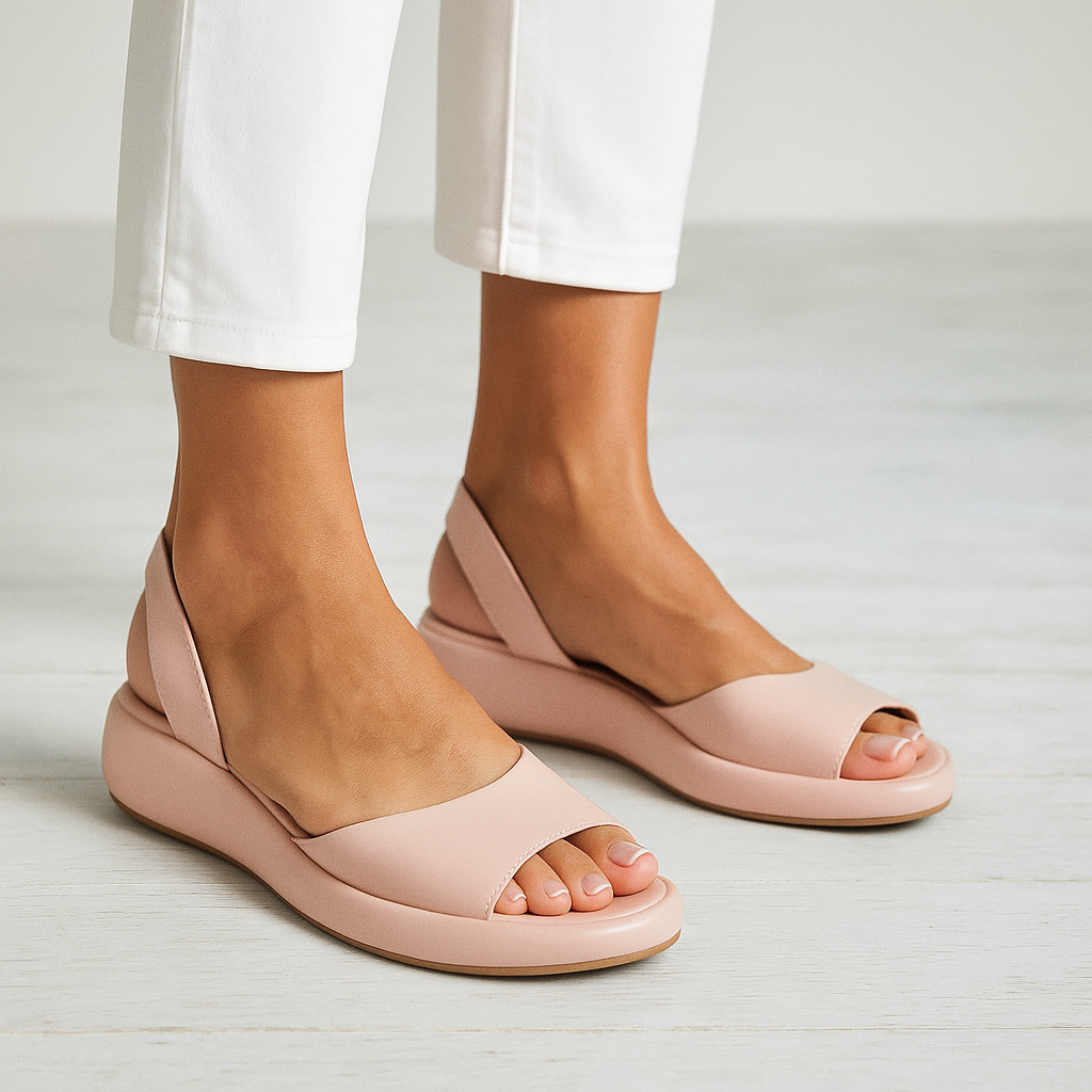 MARTA | SANDALI CON ZEPPA MINIMALISTI