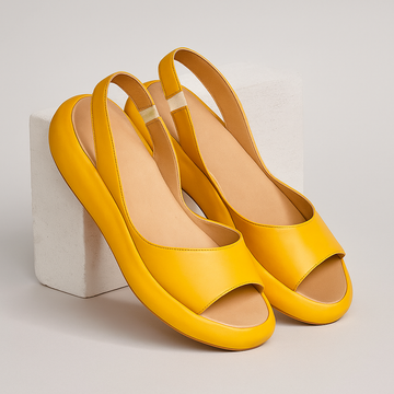 MARTA | SANDALI CON ZEPPA MINIMALISTI