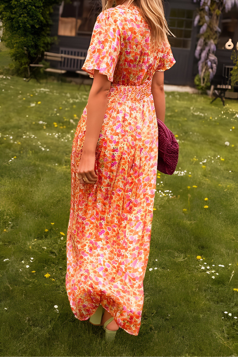 CHIARA | ABITO MAXI FLOREALE