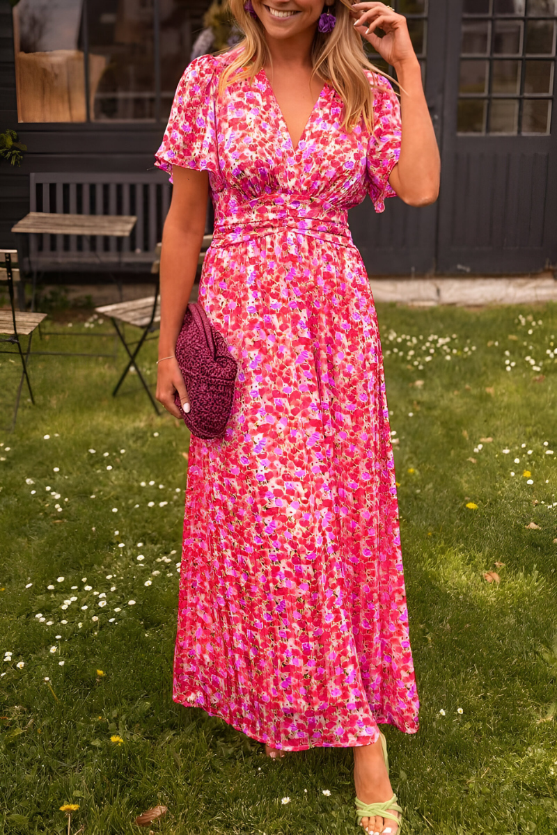 CHIARA | ABITO MAXI FLOREALE