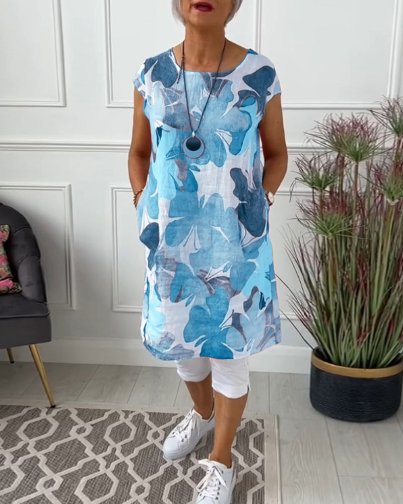 GIULIA | ABITO MIDI FLOREALE CASUAL