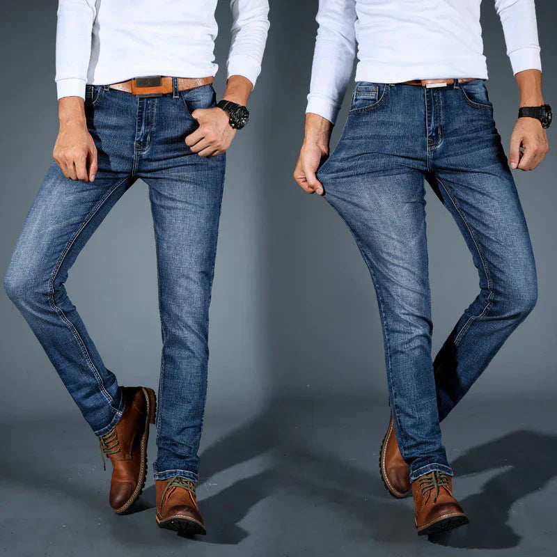 ANDREA | JEANS STRETCH A TAGLIO AFFUSOLATO