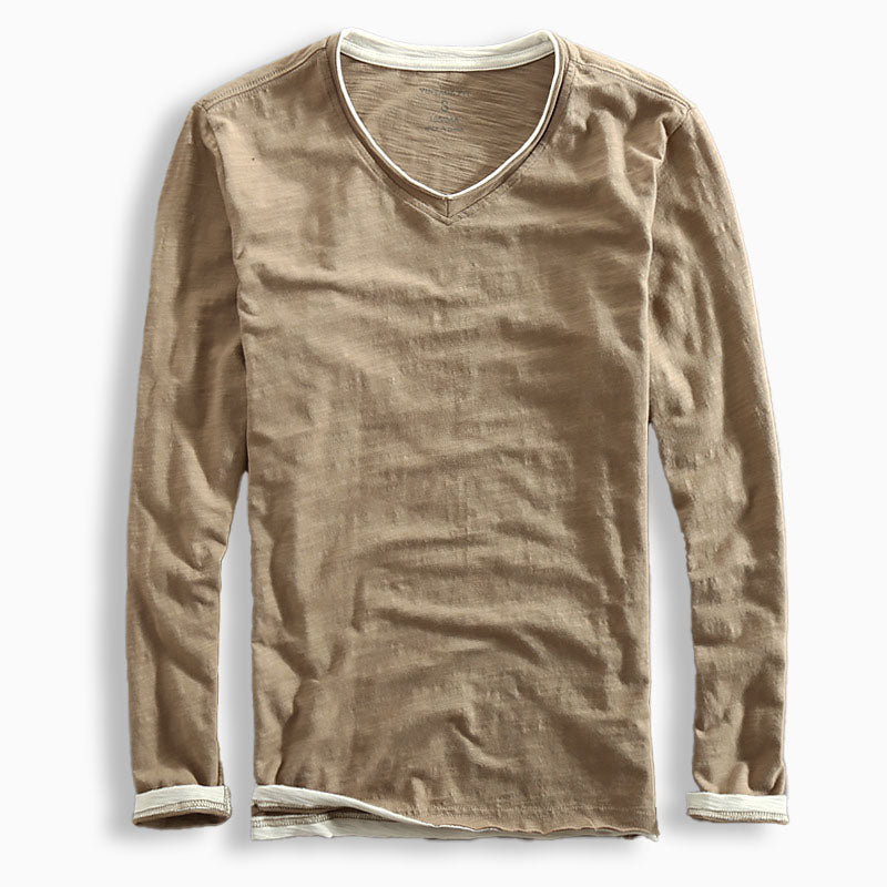 MILO | MAGLIA A MANICHE LUNGHE IN COTONE