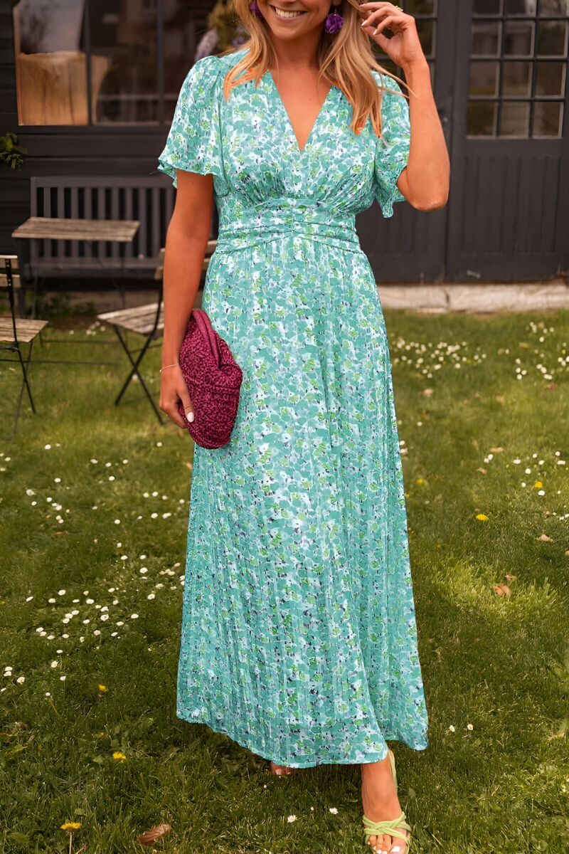 CHIARA | ABITO MAXI FLOREALE