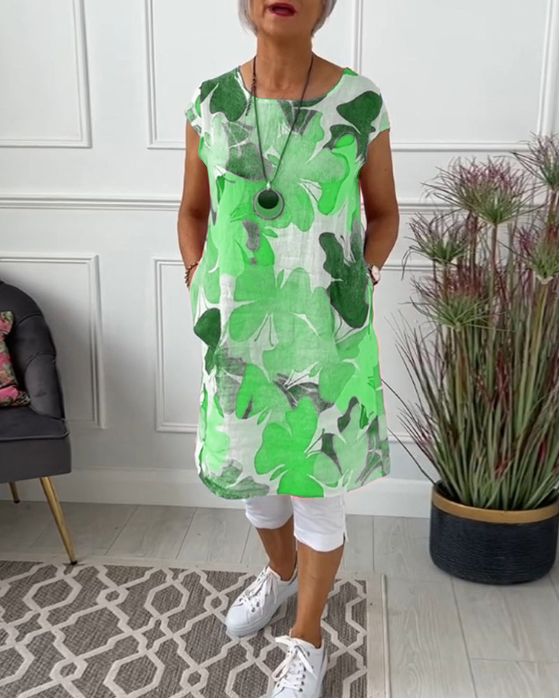 GIULIA | ABITO MIDI FLOREALE CASUAL