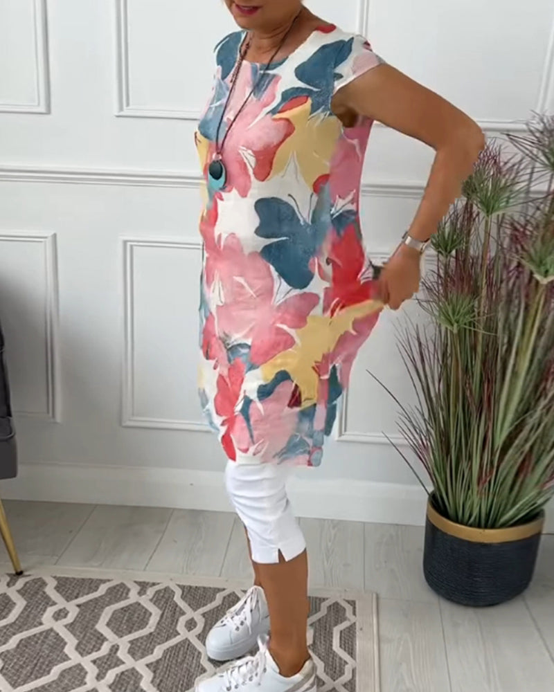 GIULIA | ABITO MIDI FLOREALE CASUAL
