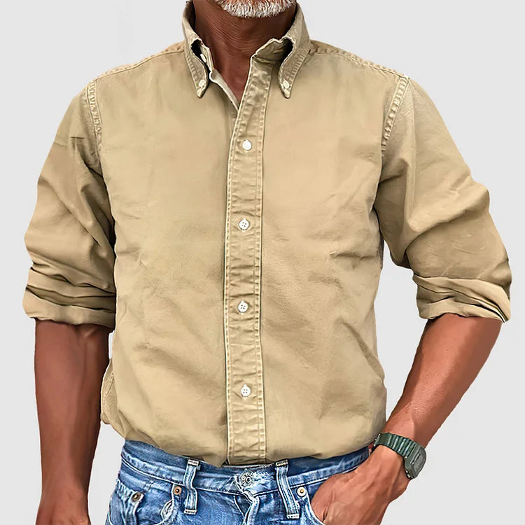 PAOLO | CAMICIA A MANICHE LUNGHE CON BOTTONI
