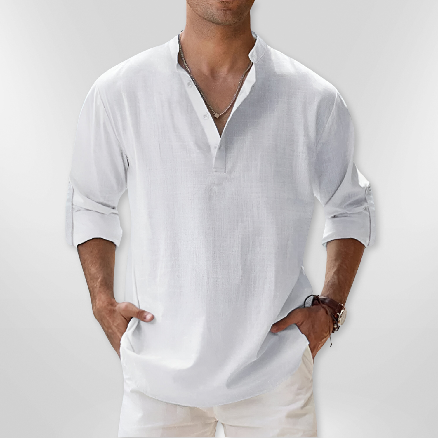 DOMENICO | CAMICIA LINO UOMO