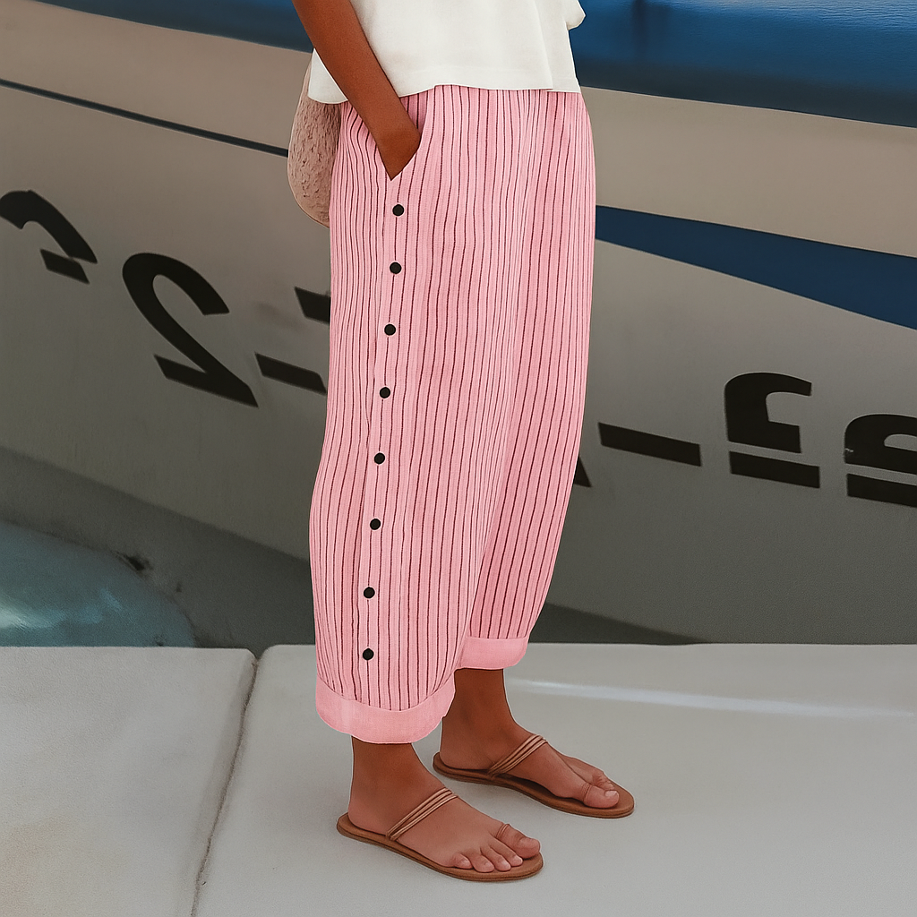 GAIA | PANTALONI A RIGHE