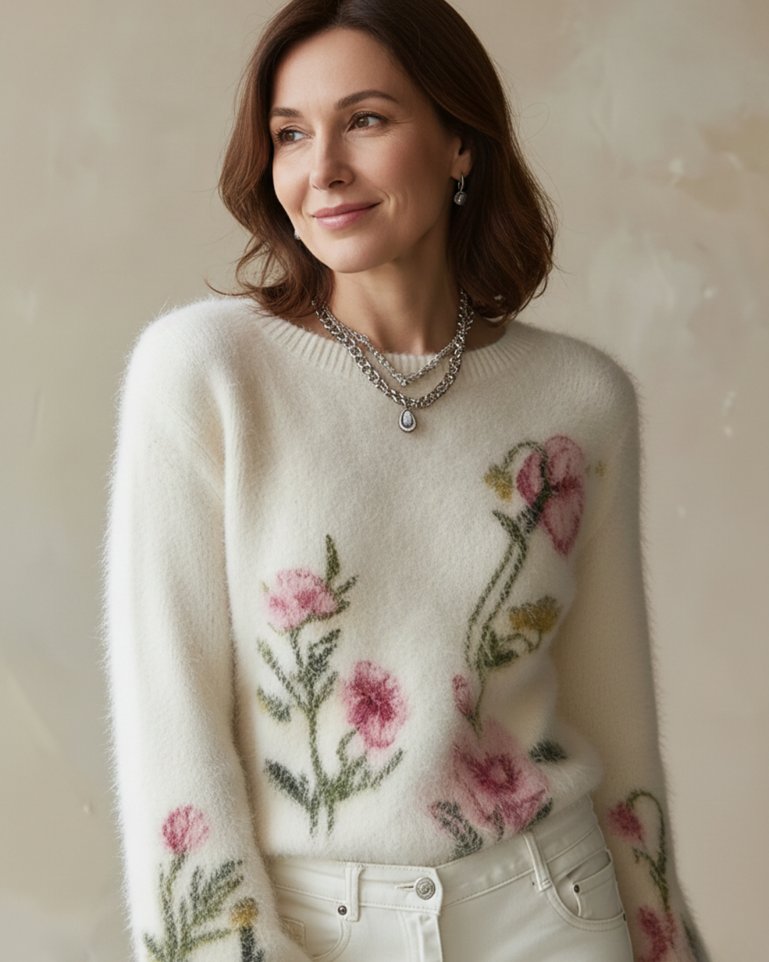 LIVIA | MAGLIONE IN MAGLIA JACQUARD