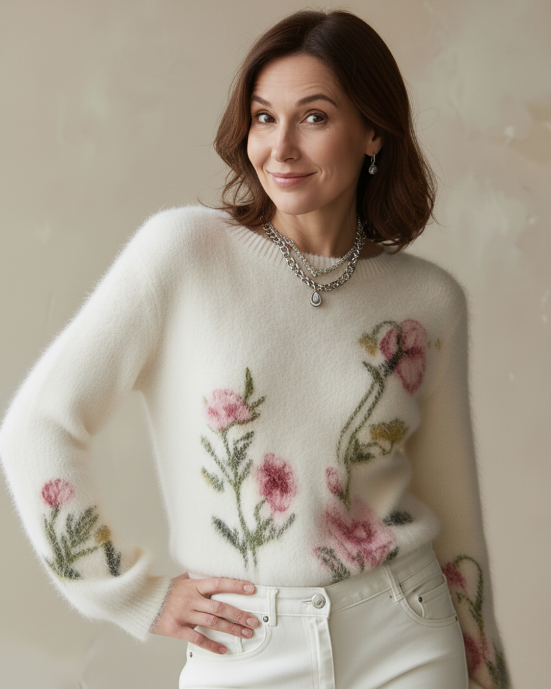 LIVIA | MAGLIONE IN MAGLIA JACQUARD