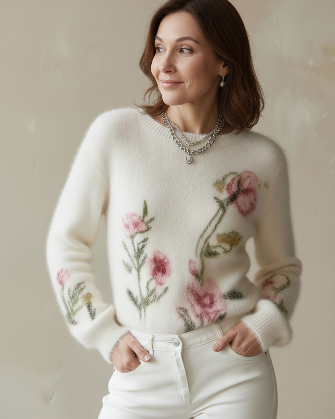 LIVIA | MAGLIONE IN MAGLIA JACQUARD
