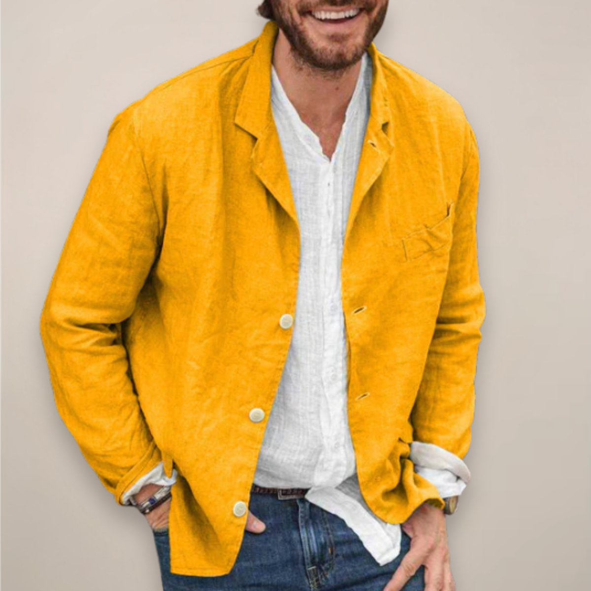 MATTEO | BLAZER IN LINO RELAXED