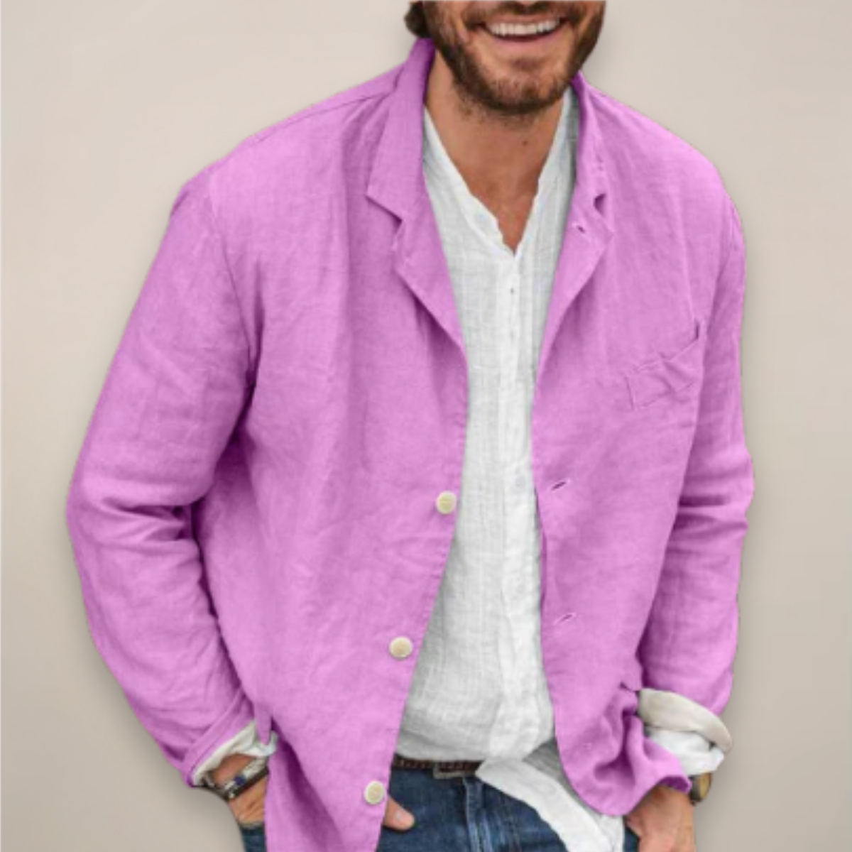 MATTEO | BLAZER IN LINO RELAXED