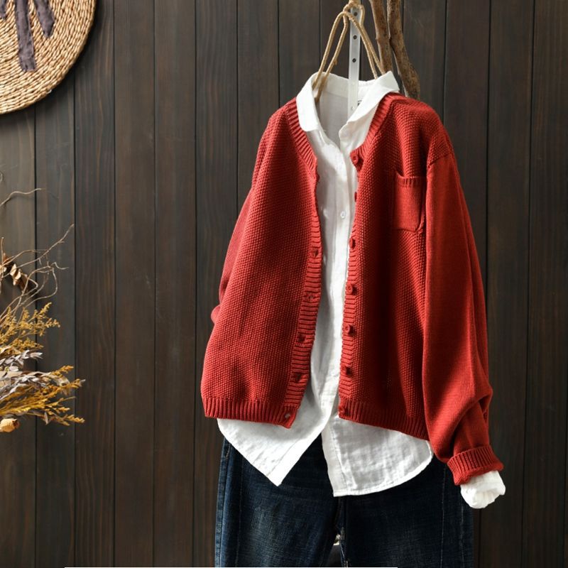 ANNA | CARDIGAN IN MAGLIA CON BOTTONI