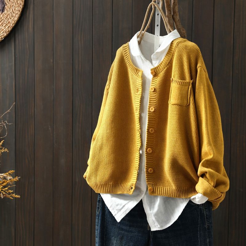 ANNA | CARDIGAN IN MAGLIA CON BOTTONI