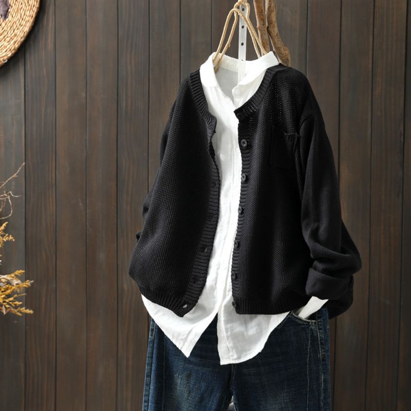 ANNA | CARDIGAN IN MAGLIA CON BOTTONI