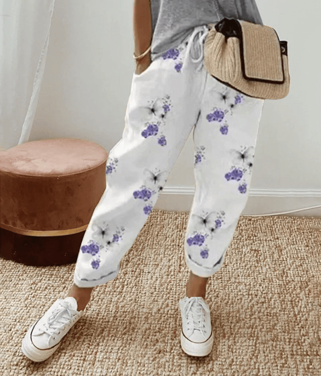 CARLOTTA | PANTALONI DONNA COTONE LINO