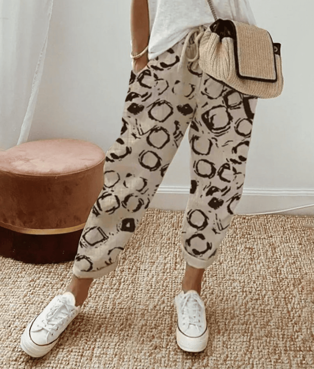 CARLOTTA | PANTALONI DONNA COTONE LINO