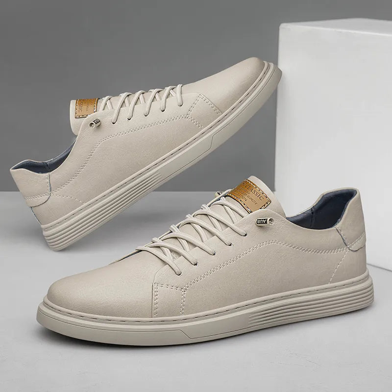NICOLÒ | SNEAKERS IN PELLE CON LACCI