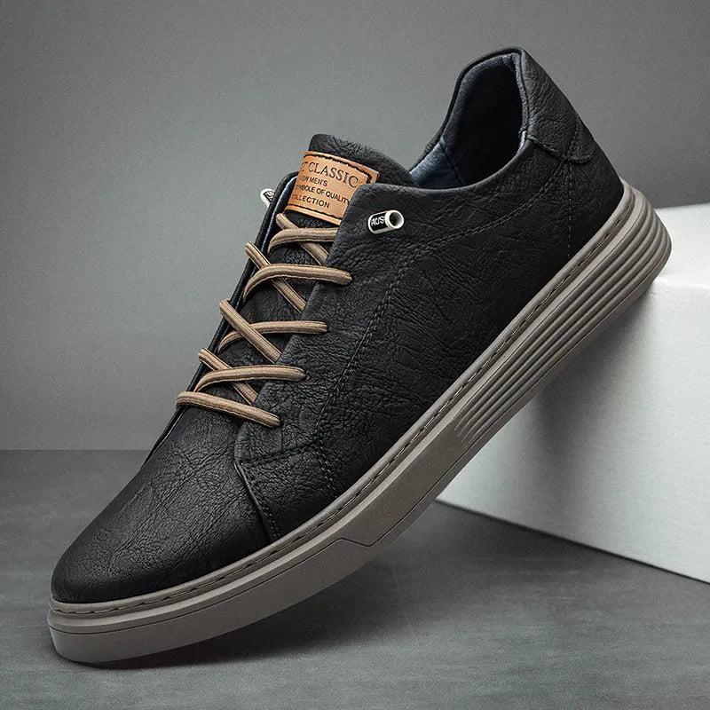 NICOLÒ | SNEAKERS IN PELLE CON LACCI