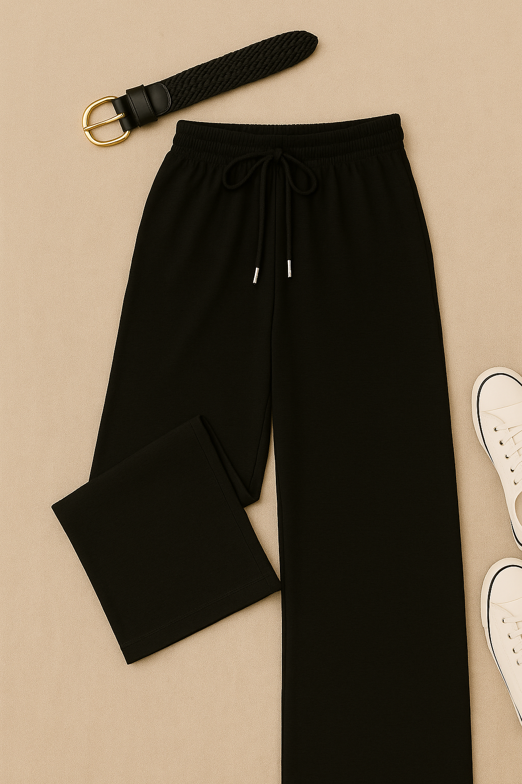 Pantaloni Donna – Gamba Lunga, Vita Alta & Morbidi