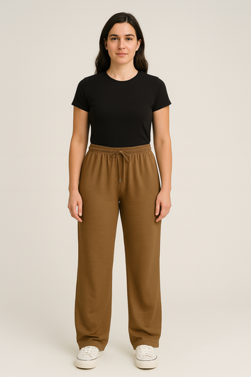 Pantaloni Donna – Gamba Lunga, Vita Alta & Morbidi