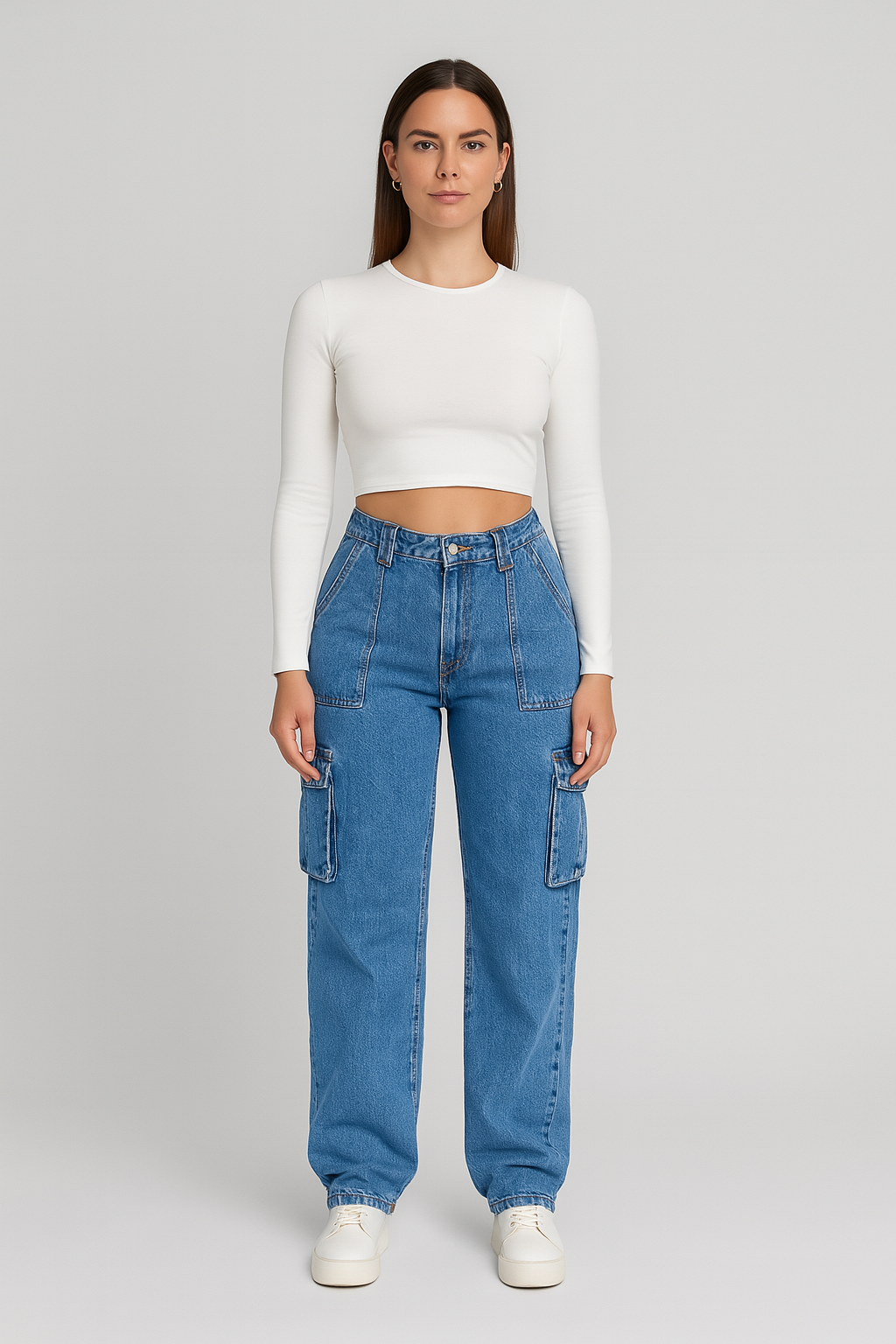 Jeans Donna – Stile Workwear, Funzionali & Dritti