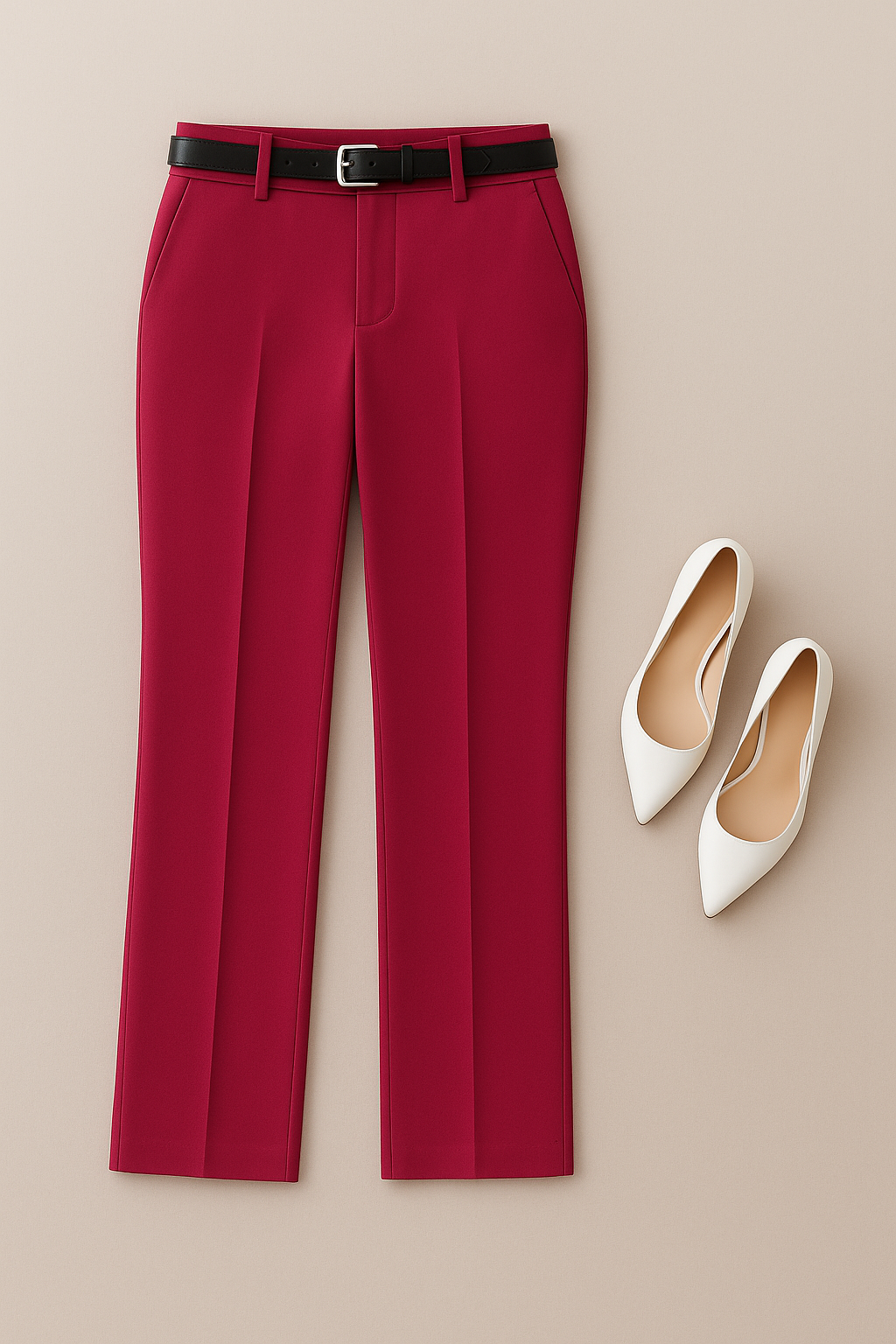 Pantaloni Donna – Stile Ufficio Coreano, Eleganti & A Vita Alta