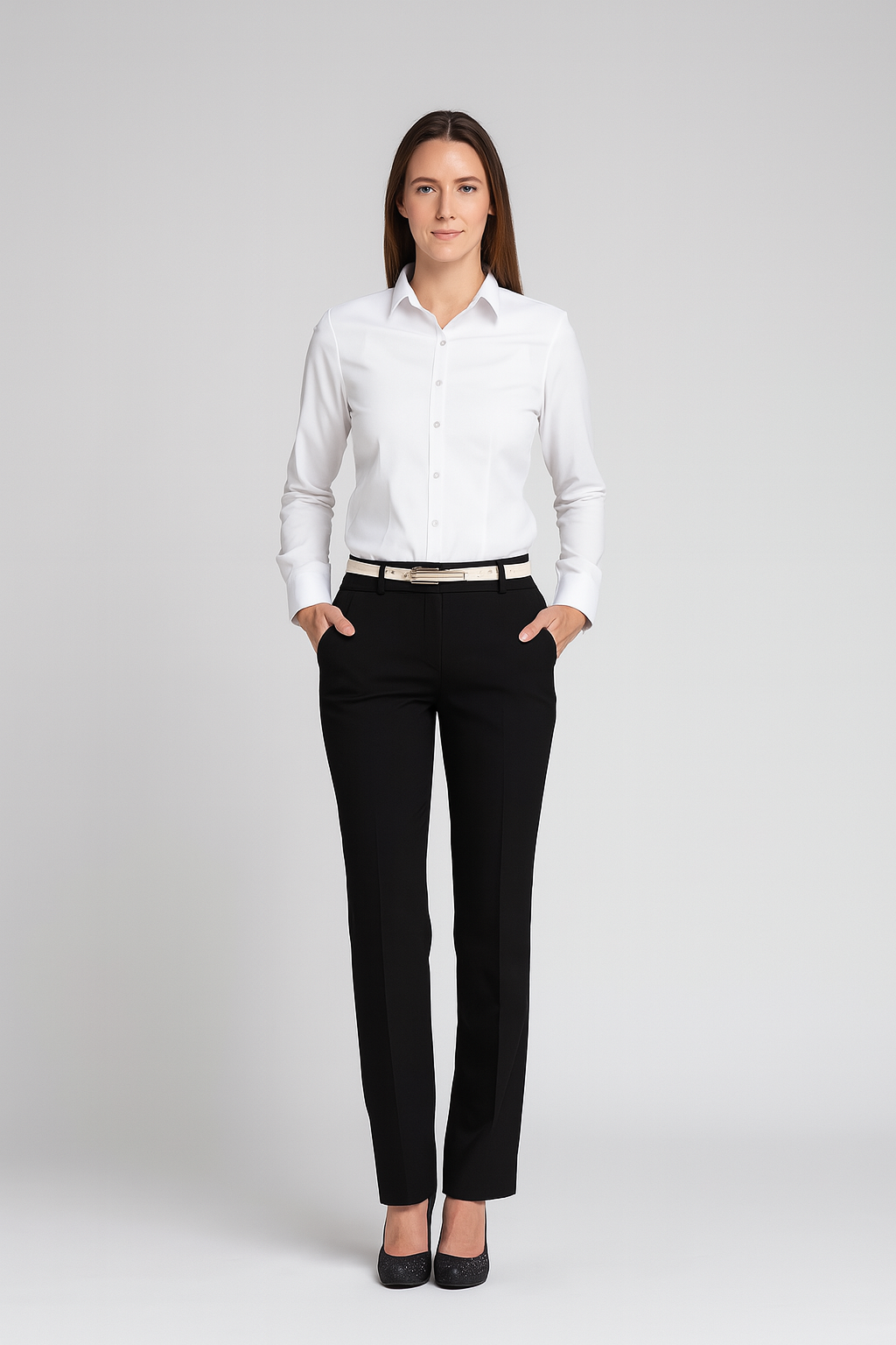 Pantaloni Donna – Stile Ufficio Coreano, Eleganti & A Vita Alta