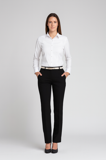 Pantaloni Donna – Stile Ufficio Coreano, Eleganti & A Vita Alta