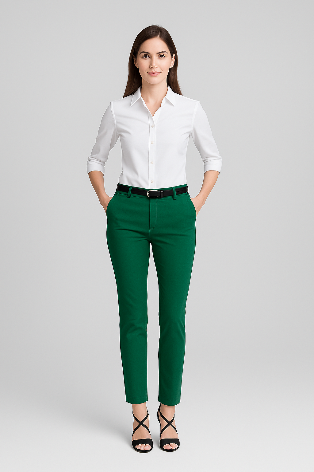 Pantaloni Donna – Stile Ufficio Coreano, Eleganti & A Vita Alta