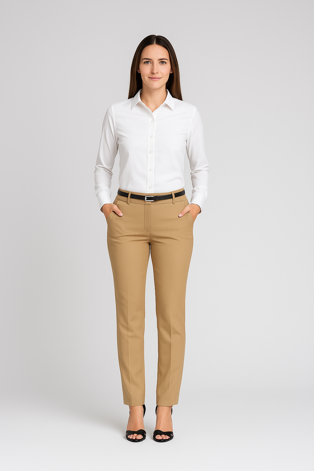 Pantaloni Donna – Stile Ufficio Coreano, Eleganti & A Vita Alta