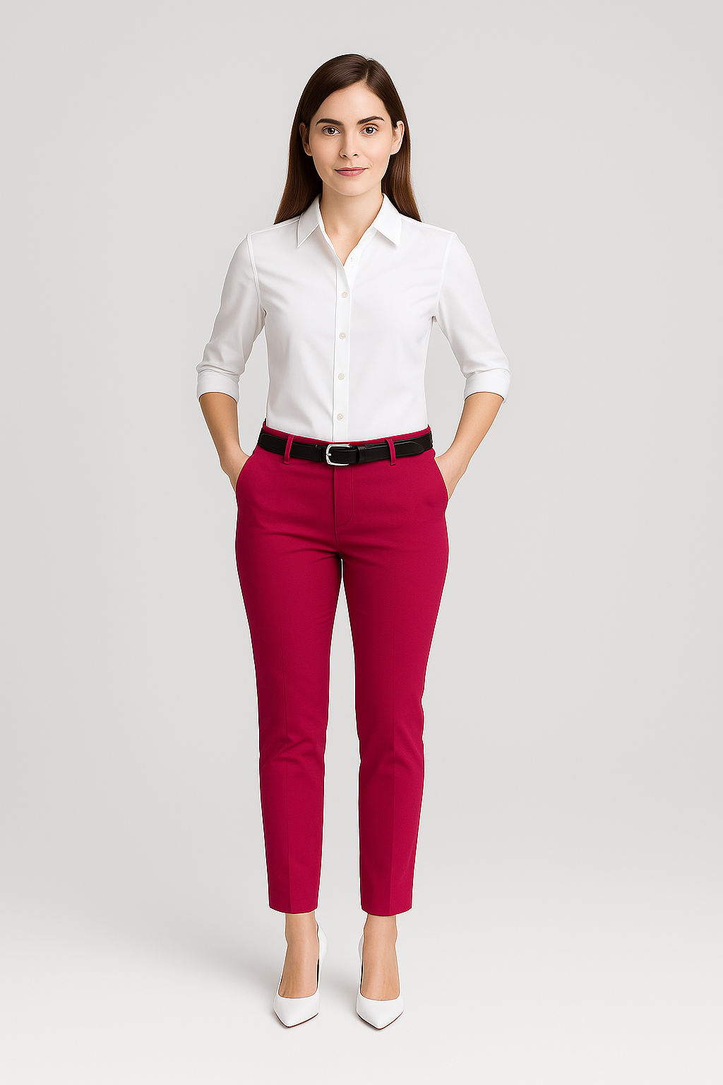 Pantaloni Donna – Stile Ufficio Coreano, Eleganti & A Vita Alta