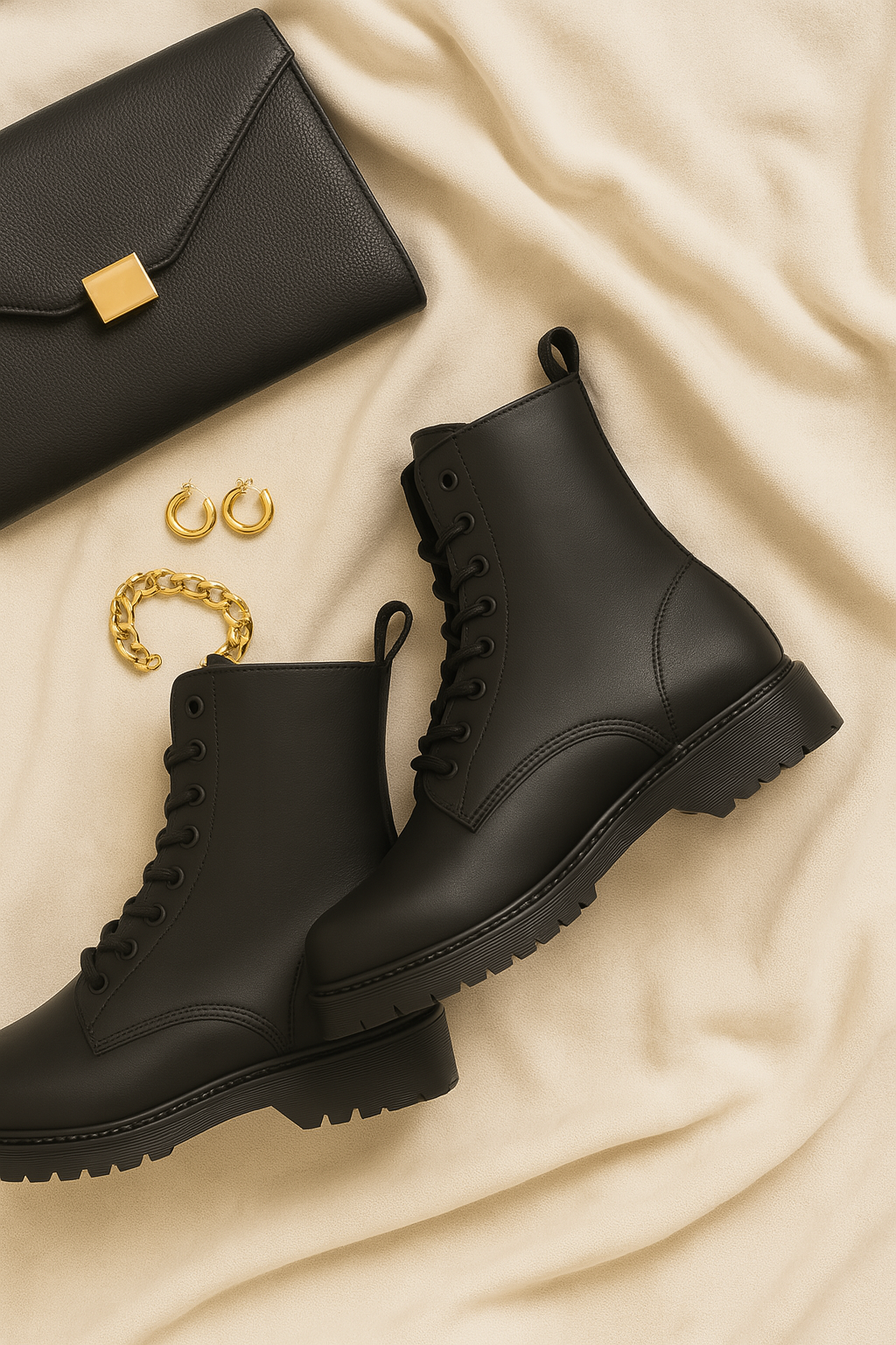 Stivali Pioggia Donna – Outdoor con Lacci, Impermeabili & Antiscivolo