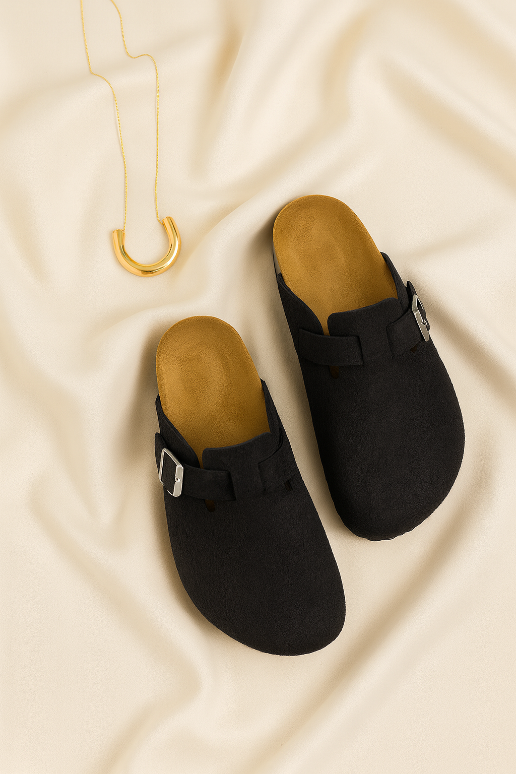 Sandali Donna – Slip-On Scamosciati, Comodi & Sostenitivi
