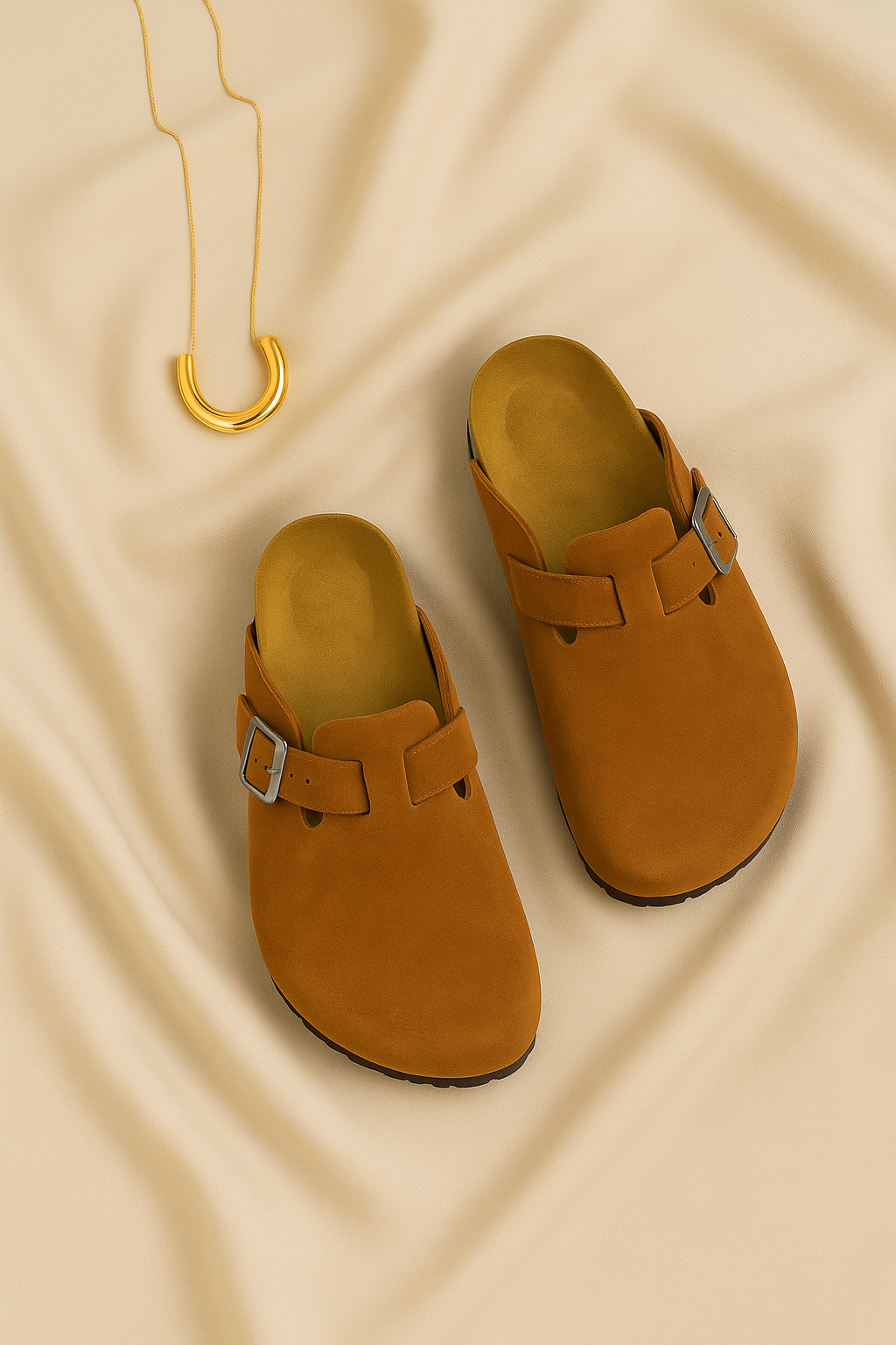 Sandali Donna – Slip-On Scamosciati, Comodi & Sostenitivi