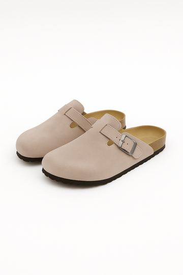 Sandali Donna – Slip-On Scamosciati, Comodi & Sostenitivi