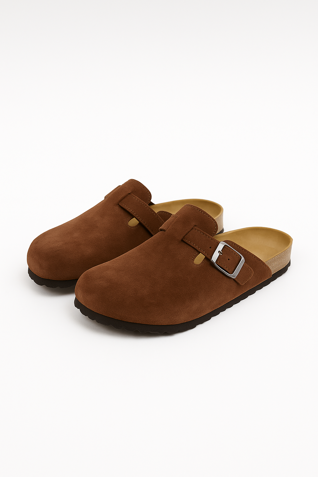 Sandali Donna – Slip-On Scamosciati, Comodi & Sostenitivi