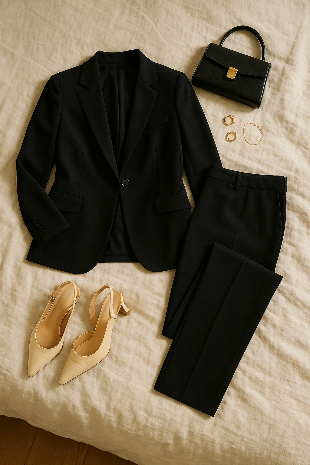 Set Donna Business – Blazer & Pantaloni, Eleganti Slim Fit