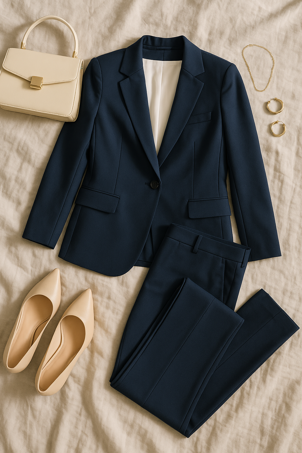 Set Donna Business – Blazer & Pantaloni, Eleganti Slim Fit