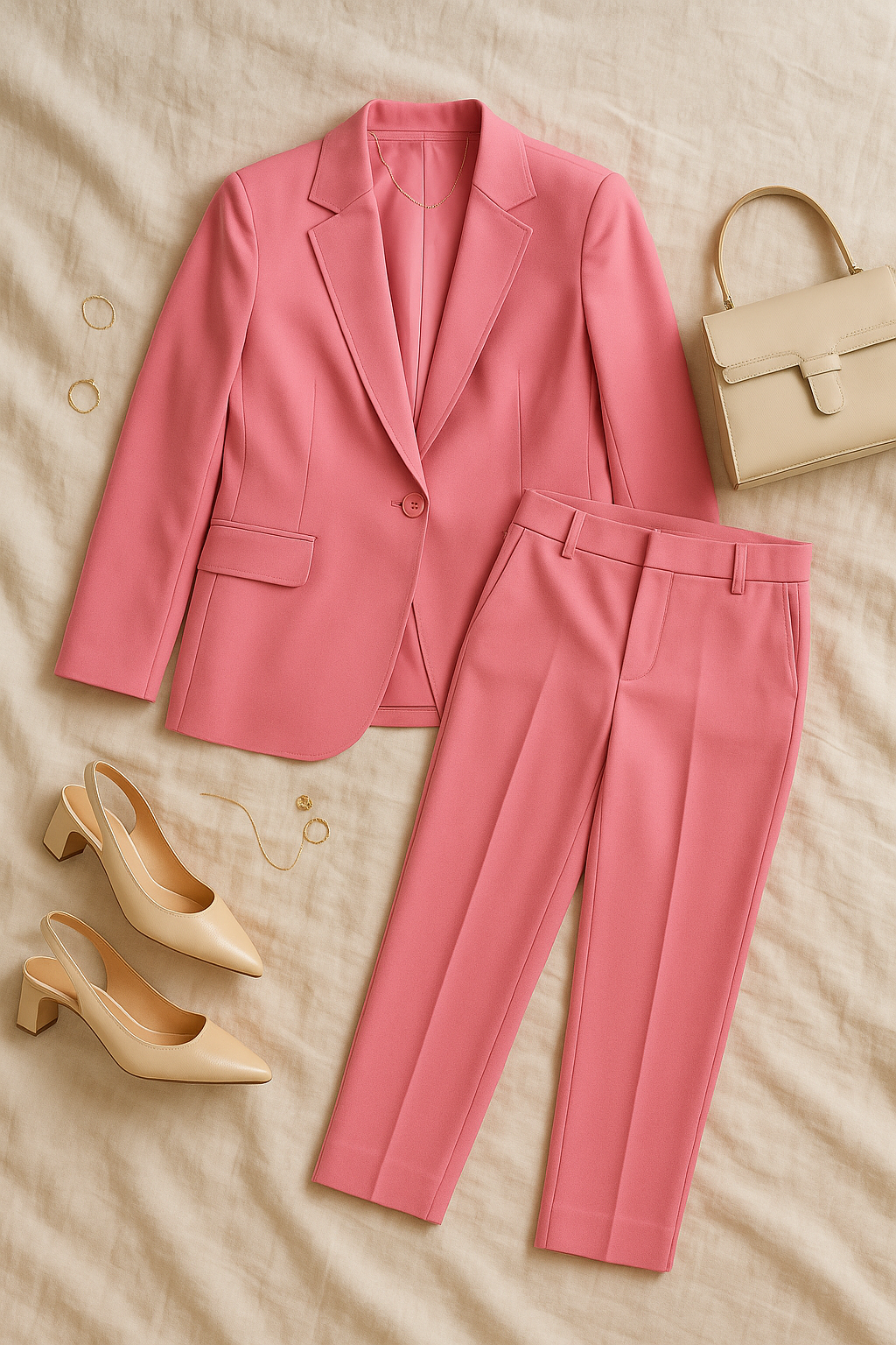 Set Donna Business – Blazer & Pantaloni, Eleganti Slim Fit