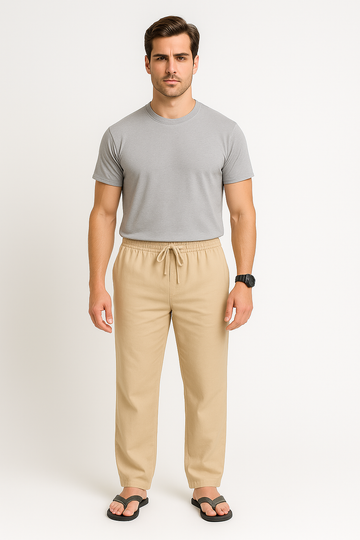 Pantaloni Uomo – Stile Spiaggia, Comodi & Traspiranti