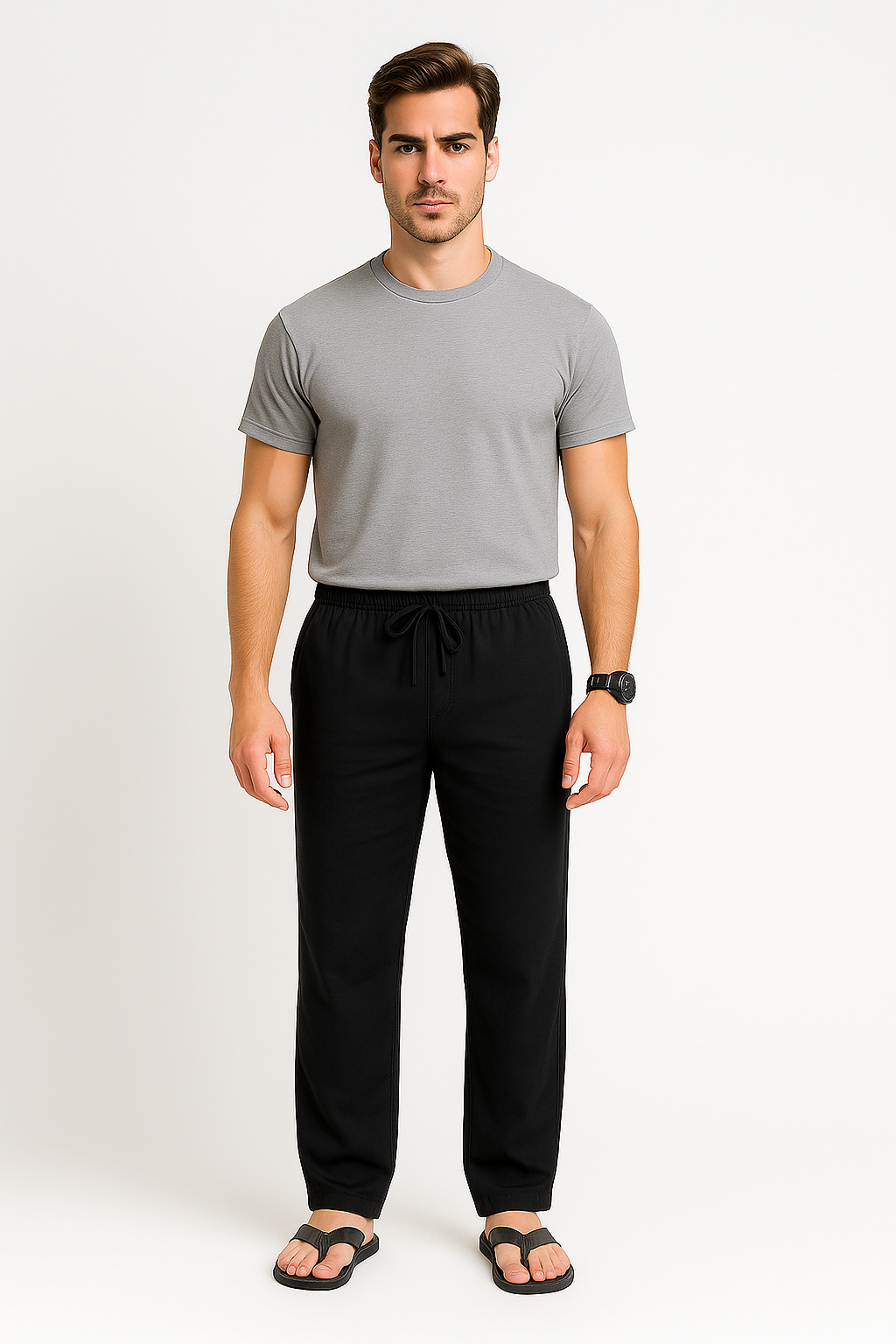 Pantaloni Uomo – Stile Spiaggia, Comodi & Traspiranti
