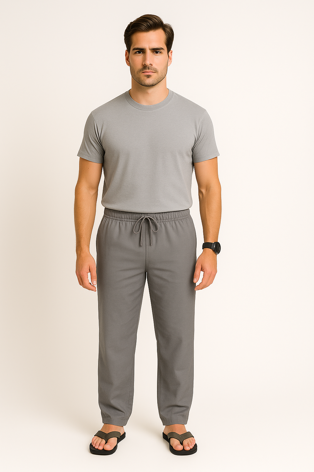 Pantaloni Uomo – Stile Spiaggia, Comodi & Traspiranti