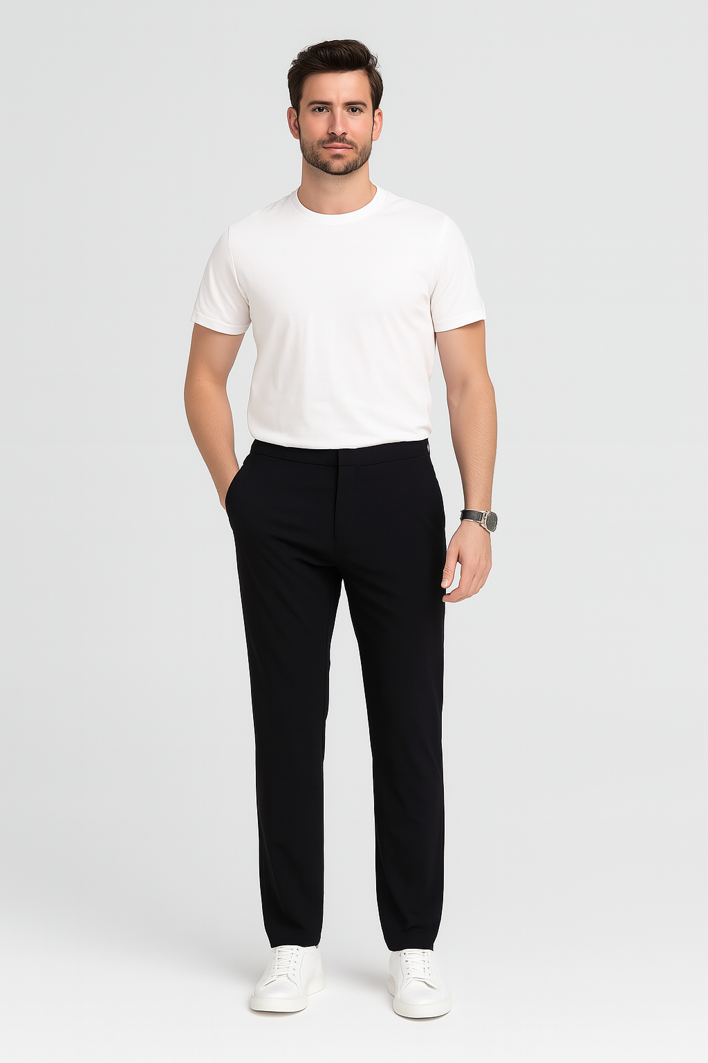 Pantaloni Uomo – Effetto Seta, Traspiranti & Rilassati
